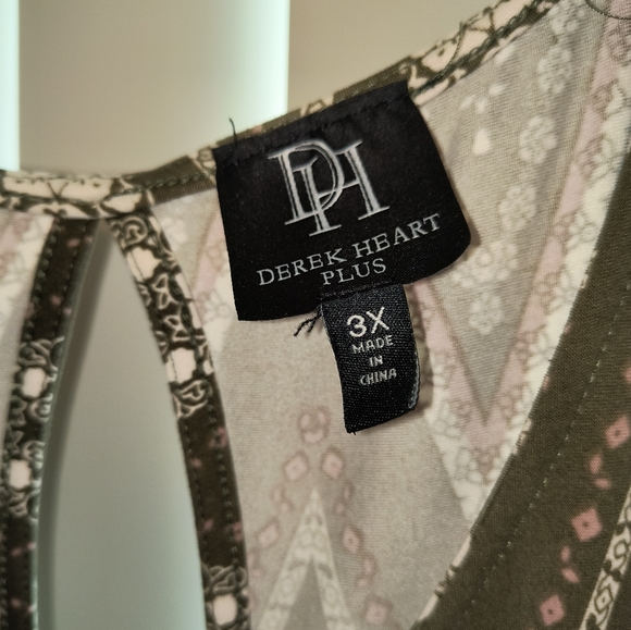 DEREK HEART DRESS 3X  - Picture 4 of 4